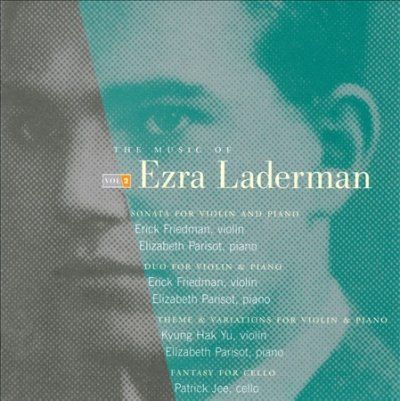 Elizabeth Parisot - Music Of Ezra Laderman Volume 2 (CD)