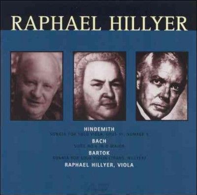 Raphael Hillyer - Hindemith: Sonata For Solo Viola (CD)