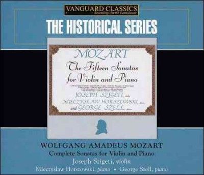 Joseph Szigeti - Mozart Complete Sons For Violin And P (CD)