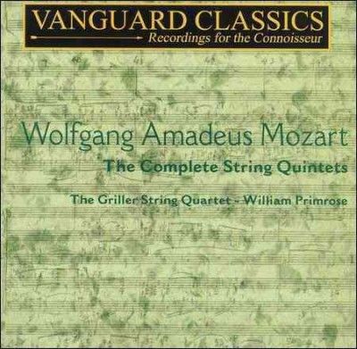 William Primrose - Mozart: Complete String Quintets (CD)