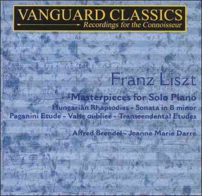 Alfred Brendel - Liszt: Masterpieces For Solo Piano V.1 (CD)