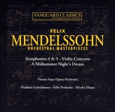 Mischa Elman - Mendelsohn: Orchestral Materpieces - Sy (CD)