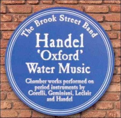 Brook Street Band - Handel: Oxford Water Music (CD)