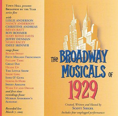 Various - Broadway Musicals Of 1929 (CD)