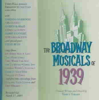 Various - Broadway Musicals Of 1939 (CD)