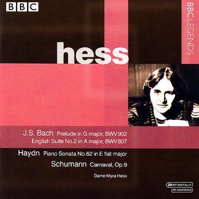 Dame Myra Hess - Bach: Prelude In G (CD)