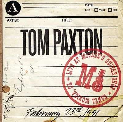 Tom Paxton - Live At Mccabe's Guitar Shop (CD)