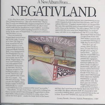 Negativeland - Escape From Noise (CD)
