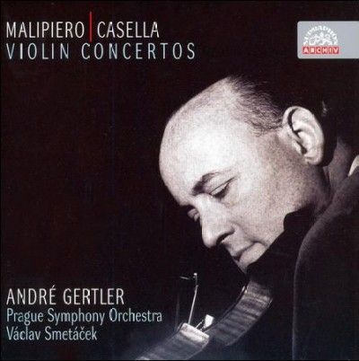 Andre Gertler - Malipiero: Cto For Violin And Orchestr (CD)