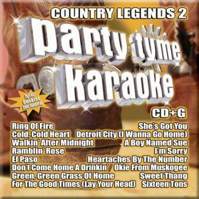 Party Tyme Karaoke - Country Legends Vol 2 (CD)