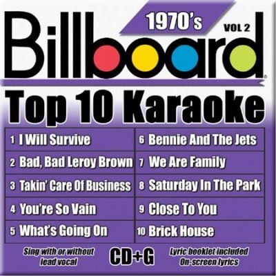Sybersound Karaoke - Billboard Top 10 Karaoke: 1970's Vol2 (CD)