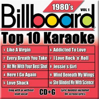 Artist Not Provided - Billboard Top 10 Karaoke: 1980's (CD)