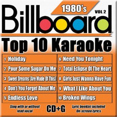 Sybersound Karaoke - Billboard Top 10 Karaoke: 1980's Vol2 (CD)