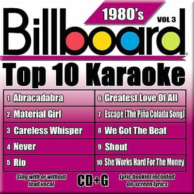 Party Tyme Karaoke - Billboard Top 10 Karaoke 80's Vol 3 (CD)