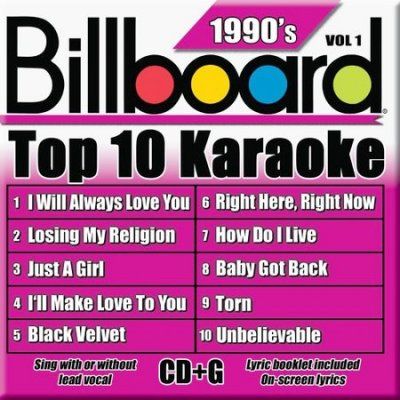 Various - Billboard Top 10 Karaoke: 90's Vol 1 (CD)