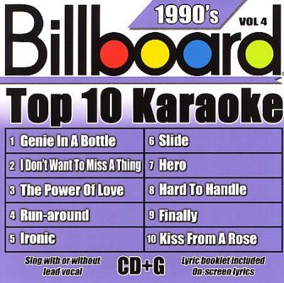 Various - Billboard Top 10 Karaoke 90's Vol 4 (CD)