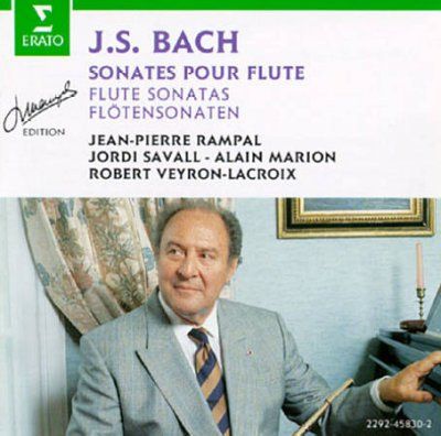 Rampal/savall/marion - Bach: Flute Sonatas (CD)