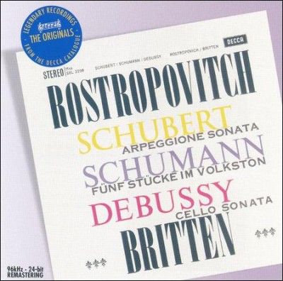 Various - Schubert/schumann/debussy: Cello Sonat (CD)
