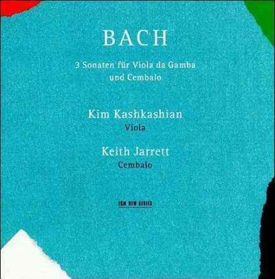Jarrett/kashkashian - Bach: Gamba Sonatas (CD)