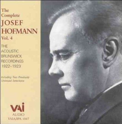 Hofmann - Complete Josef Hofmann Vol 4 (CD)