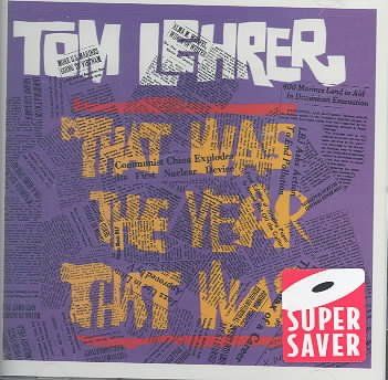 Tom Lehrer - That Was The Year That Was (CD)