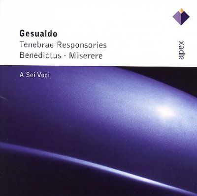 A Sei Voci - Gesualdo: Tenebrae Responsories Misere (CD)