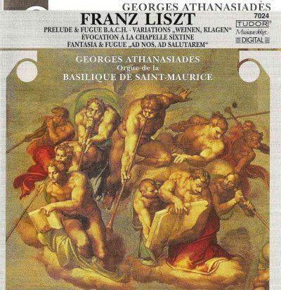 George Athanasiades - Liszt: Organ Works Basilika Saint Maur (CD)