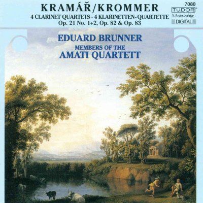 Members Of Amati Qua - Krommer: 4 Clarinet Quartets (CD)