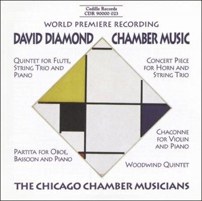 Chicago Chamber Musi - Diamond: Chamber Music (CD)