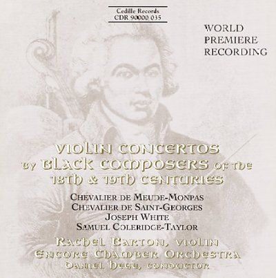Rachel Barton - Chevallier: Violin Concertos By Black (CD)
