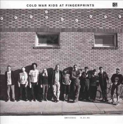 Cold War Kids - Cold War Kids At Fingerprints (CD)