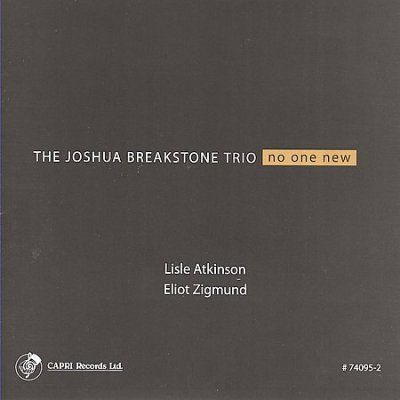 Joshua Breakstone - No One New (CD)