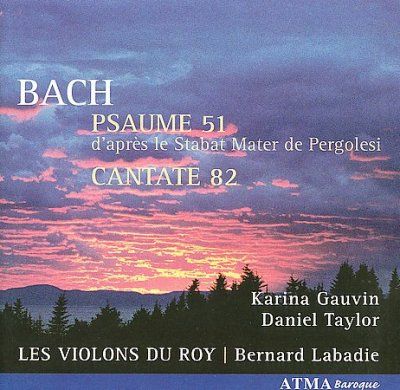 Les Violons Du Roy - Bach: Psaume 51 Cantate 82 (CD)
