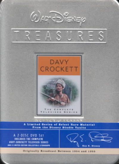 Davy Crockett Treasures Tin - (Region 1 Import DVD)