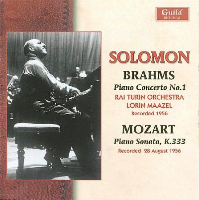 Solomon Plays Brahms &amp; Mozart - (Import CD)