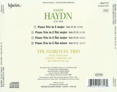 Florestan Trio - Haydn: Piano Trios Vol 2 (CD)