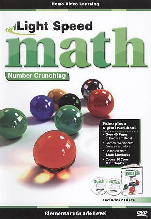 Light Speed Math:Number Crunching - (Region 1 Import DVD)