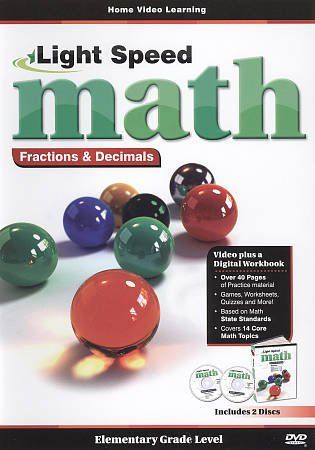 Light Speed Math:Fractions &amp; Decimals - (Region 1 Import DVD)
