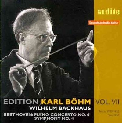 Wilhelm Backhaus - Beethoven: Piano Crto No 4 &amp; Symp No 4 (CD)