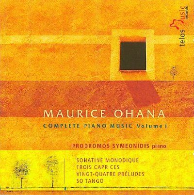 Prodromo Symeonidis - Ohana: Complete Piano Music Vol 1 (CD)