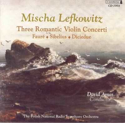 Mischa Lefkowitz - Violin Cto Op 47/violin Cto In D Majo (CD)