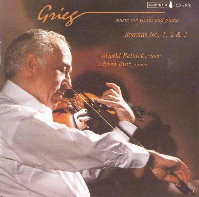Adrian Ruiz - Grieg: Violin Sons Nos 1 - 3 (CD)