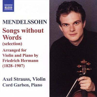 Axel Strauss - Mendelssohn: Songs Without Words (CD)