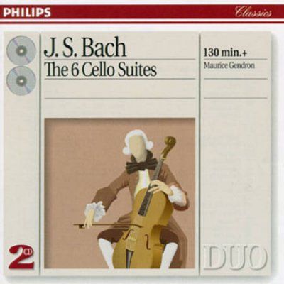 Gendron - Bach, Js: 6 Cello Suites (CD)