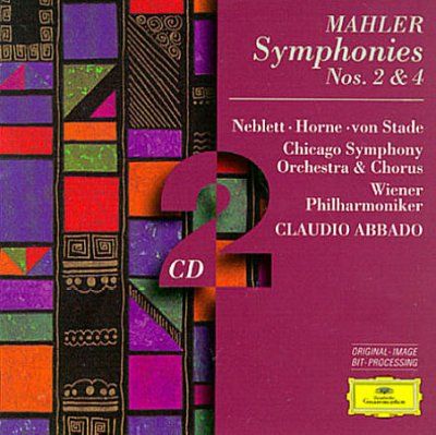 Claudio Abbado - Mahler: Symphonies 2 &amp; 4 (CD)