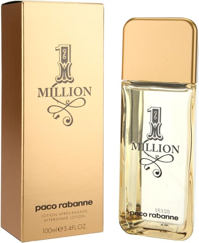 Paco Rabanne 1 Million Aftershave Lotion 100ml for Him - New (Parallel ...