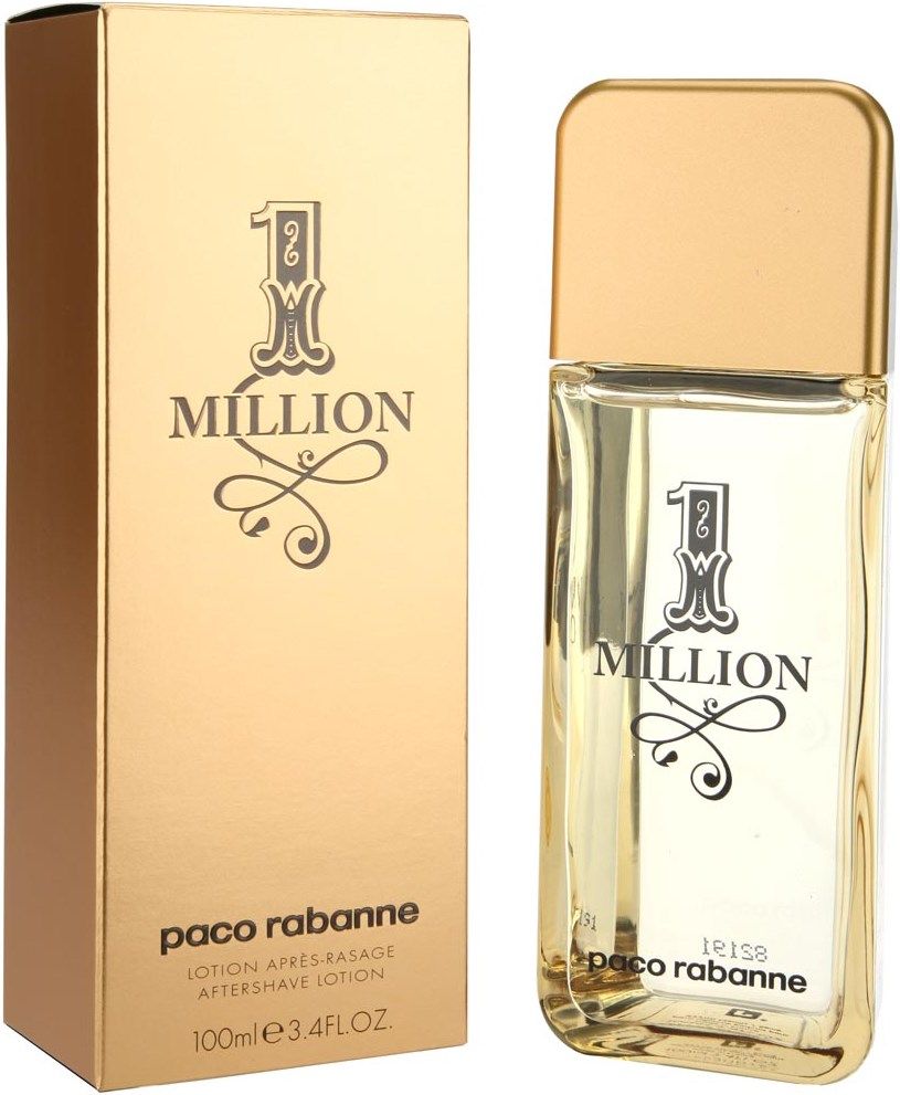 Paco Rabanne 1 Million Aftershave Lotion 100ml for Him New (Parallel