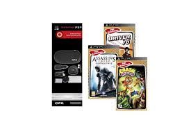 Assassin's Creed Blood Lines + Crash Bandicoot: Mind over Mutant + Driver 76 + Accessory Pack Bundle (PSP)