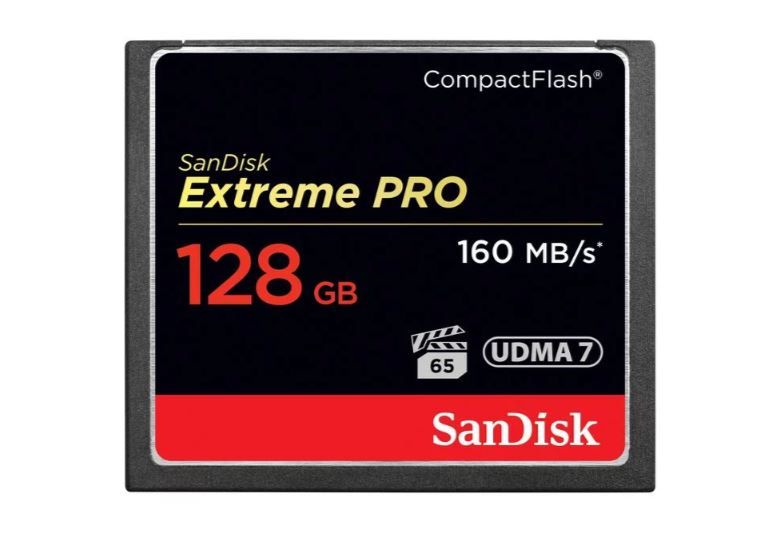 SanDisk Extreme PRO Compact Flash Memory Card 128GB