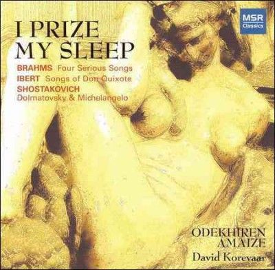 Odekhiren Amaize - Brahms/ibert/shostakovich: I Prize My (CD)